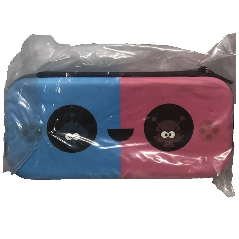 Vitamin Connection Nintendo Switch Carrying Case Blue Pink Hard Shell Travel Cas